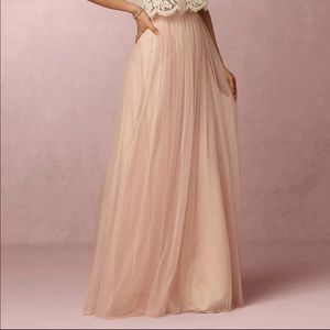 BHLDN Louise Tulle wedding skirt